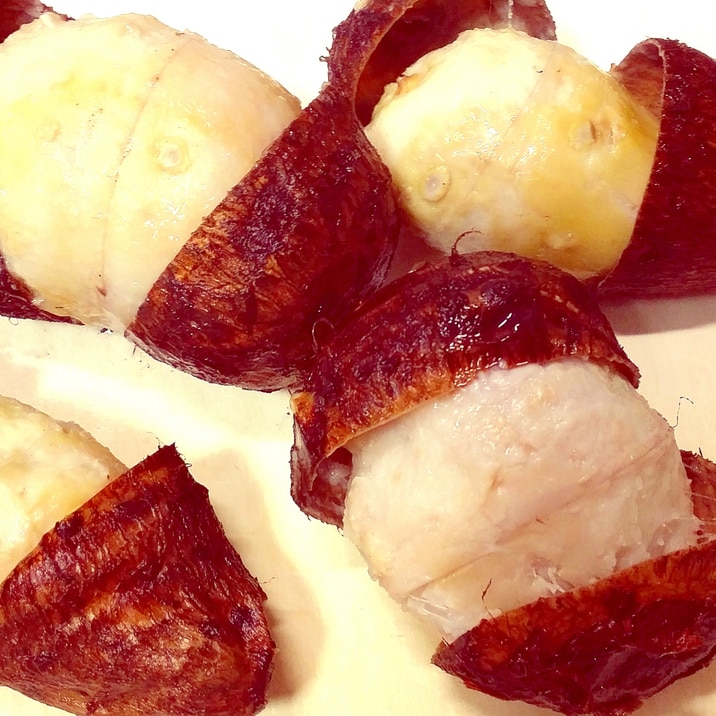 手間無しつるんっで 簡単 里芋の皮のむき方 レシピ 作り方 By Yomogimotir 楽天レシピ